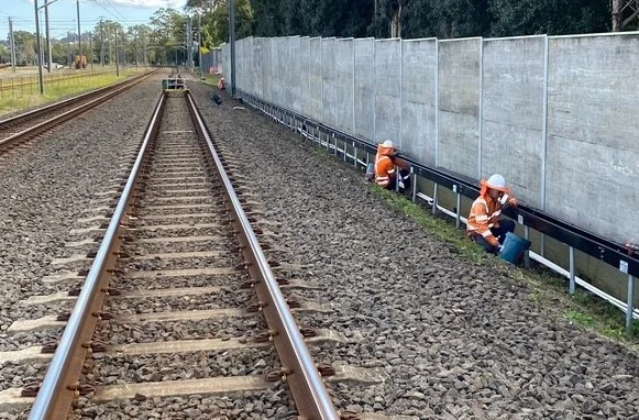 Completed rail corridor telecommunications infrastructure