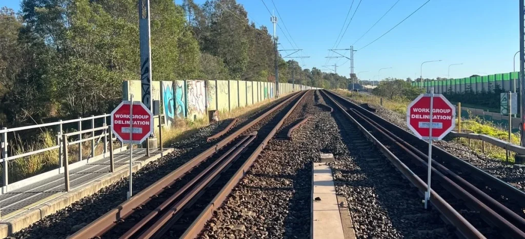 Rail corridor work group delineation